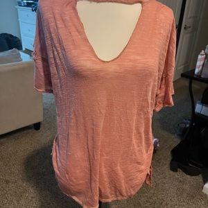 We the free pink shirt